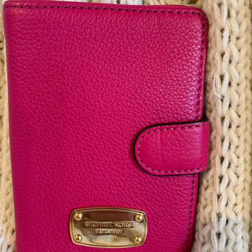 Michael Kors Pink Leather passport